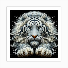 White Tiger 17 Art Print