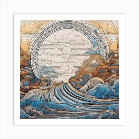 'The Ocean' Art Print