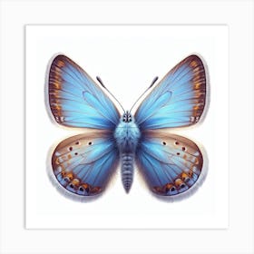 Butterfly of Scolitantides bavius 2 Art Print