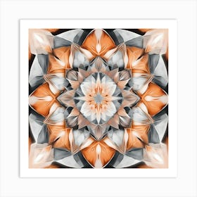 3D Kaleidoscope (2) Art Print