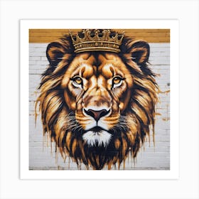 Lion Head Art Print