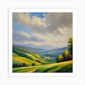 Landscape Painting 139 Art Print