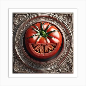 Tomato As A Logo Trending On Artstation Sharp Focus Studio Photo Intricate Details Highly Detai (6) Art Print