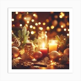 Christmas Lights 1 Art Print