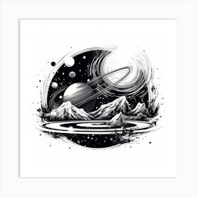 Saturn Art Print