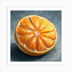 Orange Half Art Print