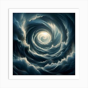 Swirling Clouds Art Print