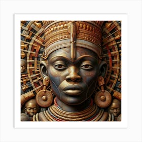 African Queen Art Print