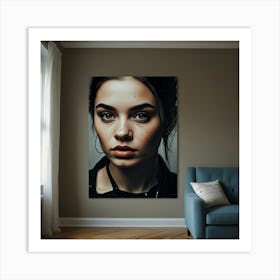 Portrait Of A Girl Art Print