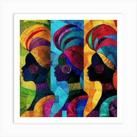 African Women Print Art Print