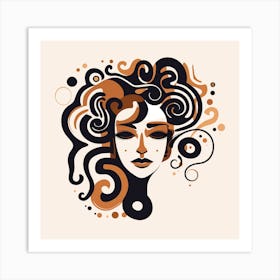 Portrait Of A Woman 25 Art Print