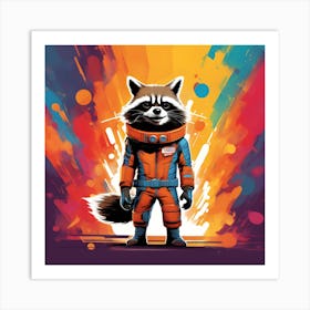 Raccoon Art Print