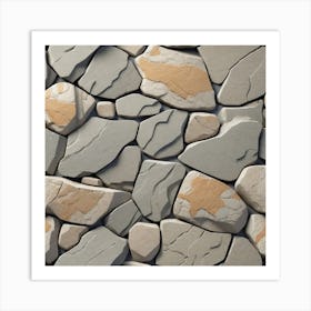 Stone Wall 42 Art Print