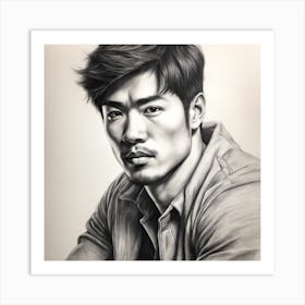 Asian Man 1 Art Print