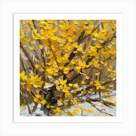 Yellow Birch Art Print