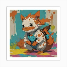 Fox Art Art Print