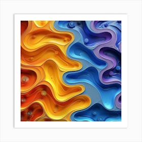 Abstract Painting 34 Art Print