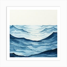 Ocean Waves Art Print