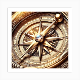 Compass Art Print