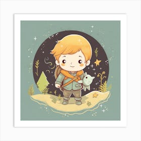 Little Explorer Art Print