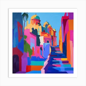 Abstract Travel Collection Jaipur India 2 Art Print