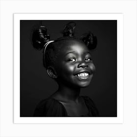 Portrait Of A Little Girl 1 Art Print