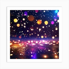 Bokeh Background Art Print