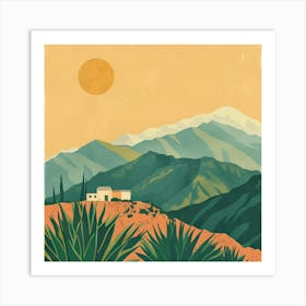 House In The Mountains 1 Art Print