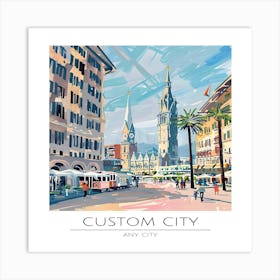 Custom City Art Print