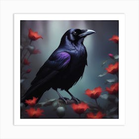 Raven Art Print