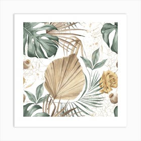 Tropical Leaves 3 Art Print