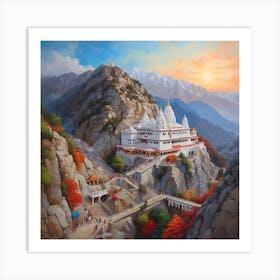 Shiv Mandir Art Print