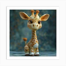 Giraffe 77 Art Print