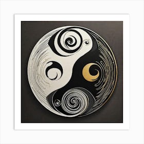 Yin Yang 38 Art Print