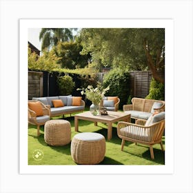 Garden Furniture Art Print