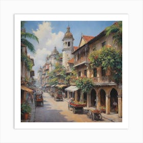 Old Manila Philippines  Art Print