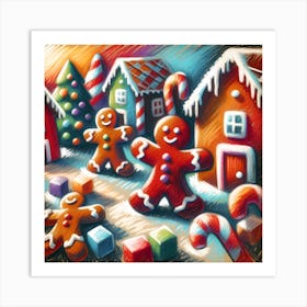 Super Kids Creativity:Gingerbread House Art Print