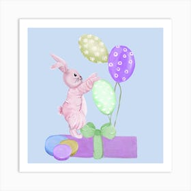 Sweet Easter Gifts Square Art Print