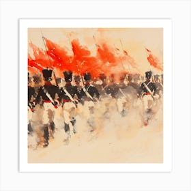 British Army March Art Print