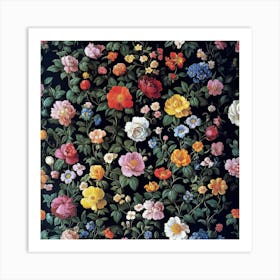 Bouquet Of Flowers Art 1 Art Print