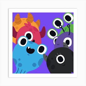 Monsters Art Print