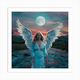 Angel With Wings 1 Art Print