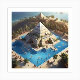 Egyptian Pyramids 3 Art Print