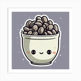 Coffee Beans 411 Art Print