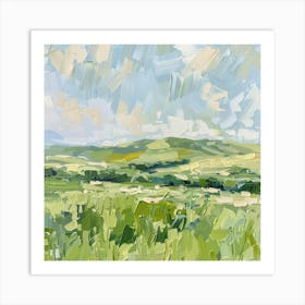 Green Valley Art Print