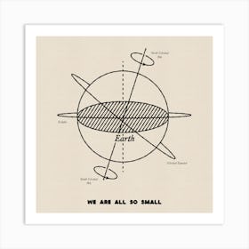 We Are All So Small Art Print