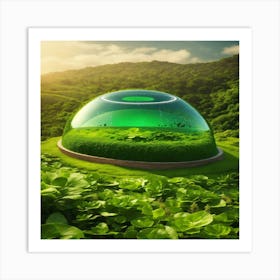 Green Dome Art Print