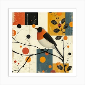 Bird On A Branch 4 Art Print