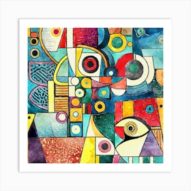 Abstract Painting 8 Art Print