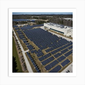 Solar Power Plant Art Print